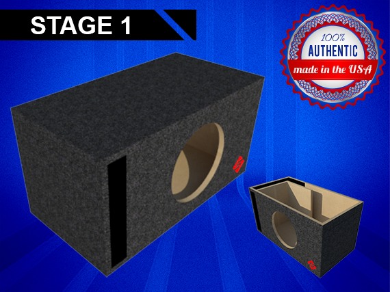 Stage 1 Ported Enclosure for Single JL Audio 10W1V2-8