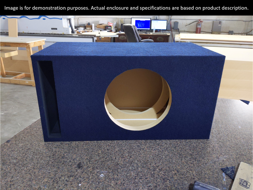 Custom Built 18" Subwoofer Enclosure – Ported Box For Skar Audio ZVX-18 With Plexiglass Window